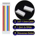 JST ZH1.5 7Pin Reverse-Side-Head Cable