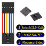 Molex 2.54mm MX2.54 7Pin Reverse-Side-Head Cable