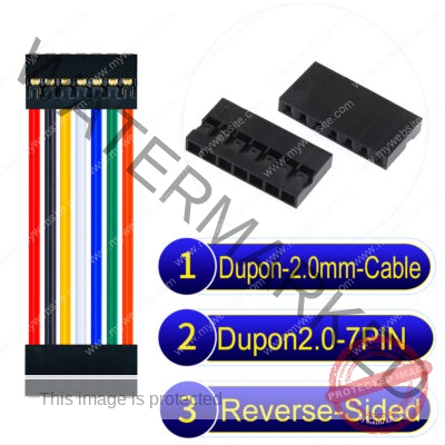 Dupont 2.0mm 7Pin Reverse-Side-Head Cable