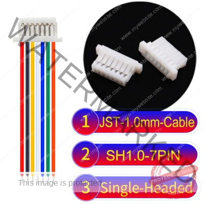 JST SH1.0 7Pin Single-Headed Cable