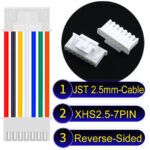 JST XHS2.5 with Belt Lock 7Pin Reverse-Side-Head Cable