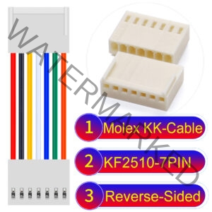 Molex KK-Cable KF2510 7-Pin Reverse-Side-Head PVC Cable