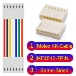 Molex KK-Cable KF2510 7-Pin Same-Side-Head PVC Cable