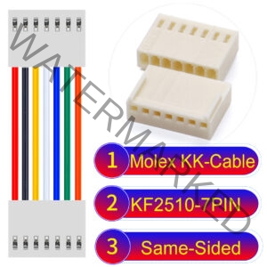 Molex KK-Cable KF2510 7-Pin Same-Side-Head PVC Cable