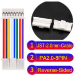 JST PA2.0 8Pin Reverse-Side-Head Cable