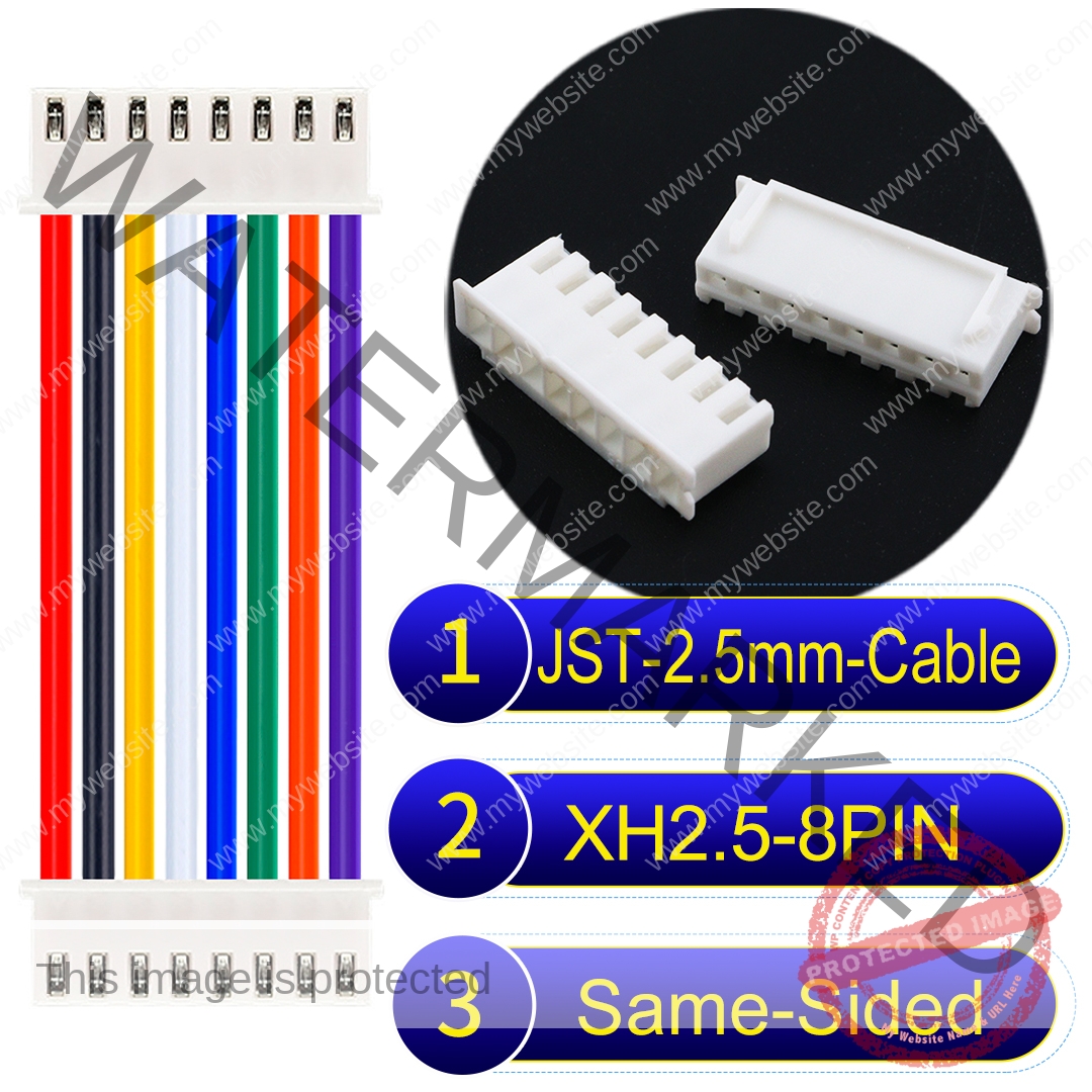 JST XH 8Pin Same-Side-Head Cable