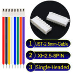 JST XH 8Pin Single-Headed Cable