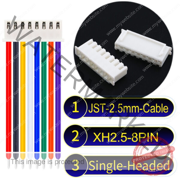 JST XH 8Pin Single-Headed Cable