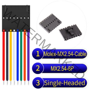 Molex 2.54mm MX2.54 8Pin Single-Headed Cable