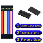 Dupont 2.0mm 8Pin Reverse-Side-Head Cable