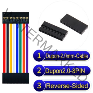 Dupont 2.0mm 8Pin Reverse-Side-Head Cable