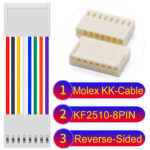 Molex KK-Cable KF2510 8-Pin Reverse-Side-Head PVC Cable