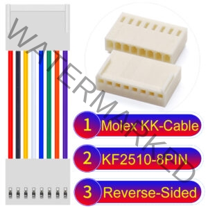 Molex KK-Cable KF2510 8-Pin Reverse-Side-Head PVC Cable