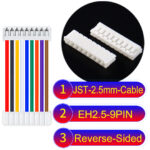 JST EH2.5 9-Pin Reverse-Side-Head 2.5mm PVC Cable