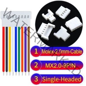 Molex MX2.0mm 7-Pin Male Single-Headed Cable