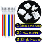 Molex MX2.0mm 9-Pin Female Single-Headed Cable