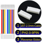 JST 2.0mm PH2.0 9Pin Reverse-Side-Head Cable