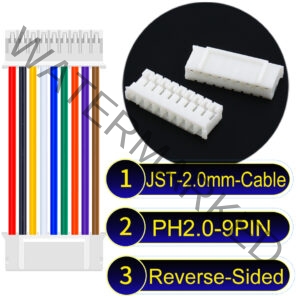 JST 2.0mm PH2.0 9Pin Reverse-Side-Head Cable