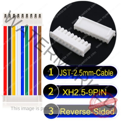 JST XH 9Pin Reverse-Side-Head Cable