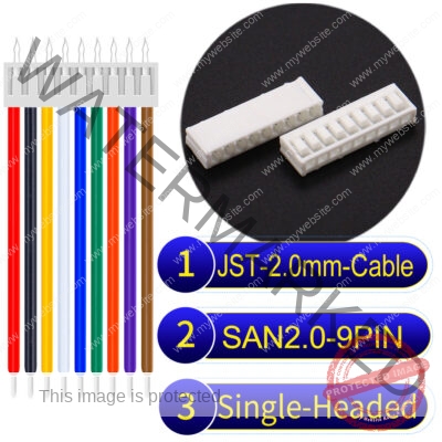 JST 2.0mm SAN2.0 9Pin Single-Headed Cable