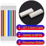 JST 2.0mm SAN2.0 9Pin Reverse-Side-Head Cable