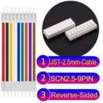 JST 2.5mm SCN2.5 9Pin Reverse-Side-Head Cable