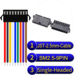 JST 2.5mm SM2.54 9Pin Single-Headed Cable