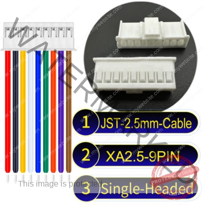 JST 2.5mm XA 9Pin Single-Headed Cable