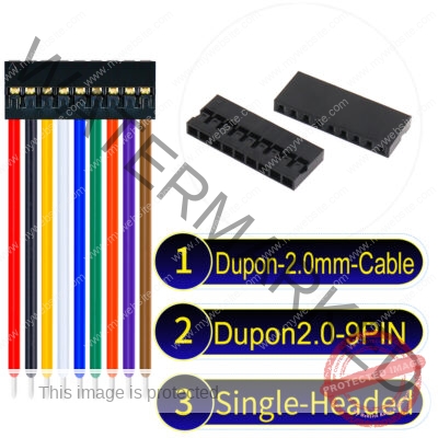 Dupont 2.0mm 9Pin Single-Headed Cable