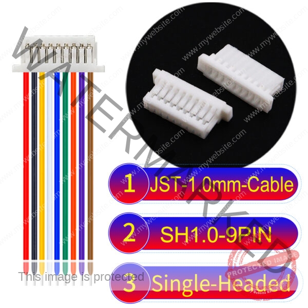 JST SH1.0 9Pin Single-Headed Cable