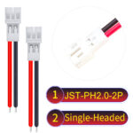 JST PH2.0 2Pin Female Single-Headed Cable