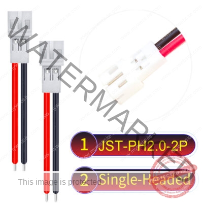 JST PH2.0 2Pin Female Single-Headed Cable