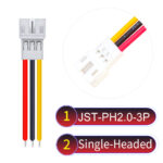 JST PH2.0 3Pin Female Single-Headed Cable