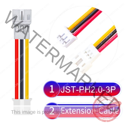 JST 2.0mm PH2.0 3Pin Male Female Extension Cable