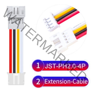 JST 2.0mm PH2.0 4Pin Male Female Extension Cable