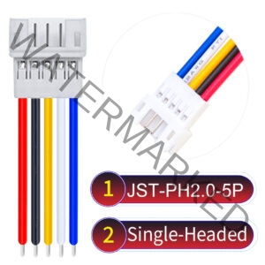 JST PH2.0 5Pin Female Single-Headed Cable