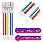 JST 2.0mm PH2.0 6Pin Male Female Extension Cable