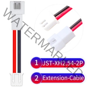 JST XH 2Pin Male Female Extension Cable