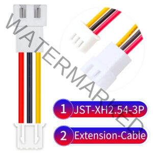 JST XH 3Pin Male Female Extension Cable