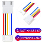 JST XH 5Pin Male Female Extension Cable