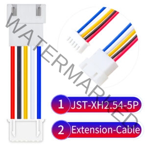 JST XH 5Pin Male Female Extension Cable