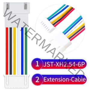 JST XH 6Pin Male Female Extension Cable