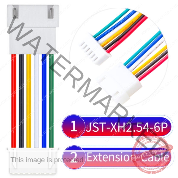 JST XH 6Pin Male Female Extension Cable