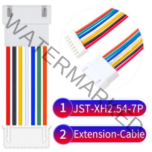 JST XH 7Pin Male Female Extension Cable