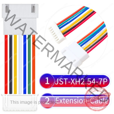 JST XH 7Pin Male Female Extension Cable