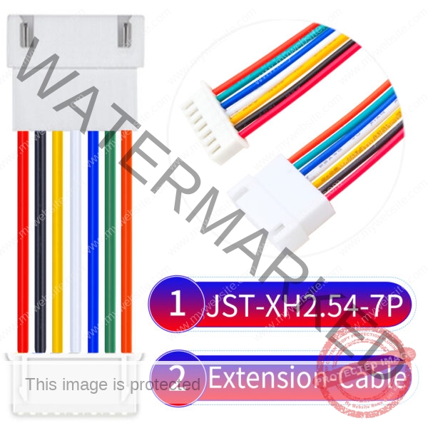 JST XH 7Pin Male Female Extension Cable