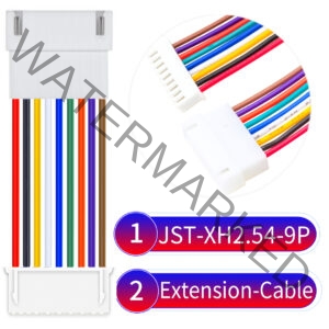 JST XH 9Pin Male Female Extension Cable