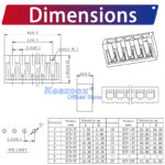 JST SCNR2.5 2.5mm Female housing 2P 3P 4P 5P 6P 7P 8P 9P 10P 12P