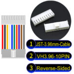 JST VH 10Pin Reverse-Side-Head Cable