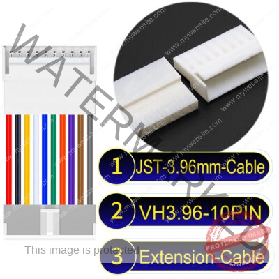 JST VH 10Pin Male Female Extension Cable